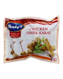 VENKYS FROZEN CHICKEN SEEKH KEBAB 1KG