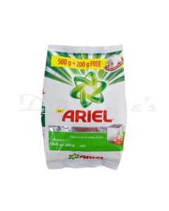 ARIEL COMPLETE WASHING MACHINE POWDER SEMI AUTO HAND WASH 500G PLUS 200G