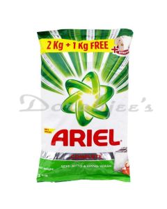 ARIEL COMPLETE WASHING MACHINE POWDER SEMI AUTO HAND WASH 3KG