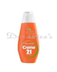 CREME 21 BODY LOTION FOR DRY SKIN WITH ALOE VERA & VITAMIN E  FOR MEN & WOMEN  400 ML