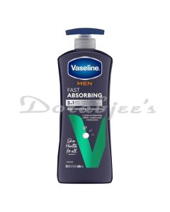 VASELINE MEN BODY LOTION FAST ABSORBING 203 OZ 600ML