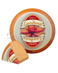 LANDANA GOAT GOUDA CHEESE WITH CHILLI SAMBAL FRESHLY SLICED 1KG