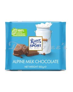 RITTER SPORT ALPINE MILK CHOCOLATE 100G