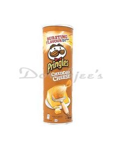 PRINGLES CHEDDAR CHEESE POTATO CHIPS 165G