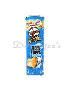 PRINGLES SALT & VINEGAR POTATO CHIPS 158G