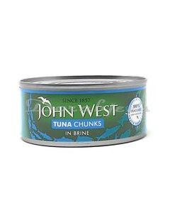 JOHN WEST TUNA CHUNK BRINE 145G